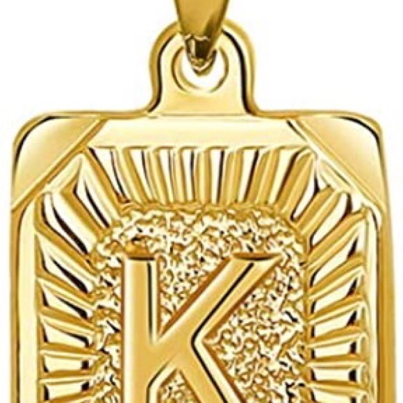 Nilevibes HIP HOP Initial Letter Pendant Necklace,Gold Platd Capital AlphabetA-Z - Picture 14 of 16